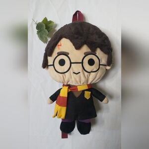 Harry Potter Wizard Plush Bookbag Toy with Scarf